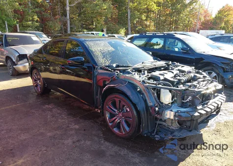 2022 Acura Tlx A-Spec Package из США, поврежденный, VIN 19UUB6F59NA002172